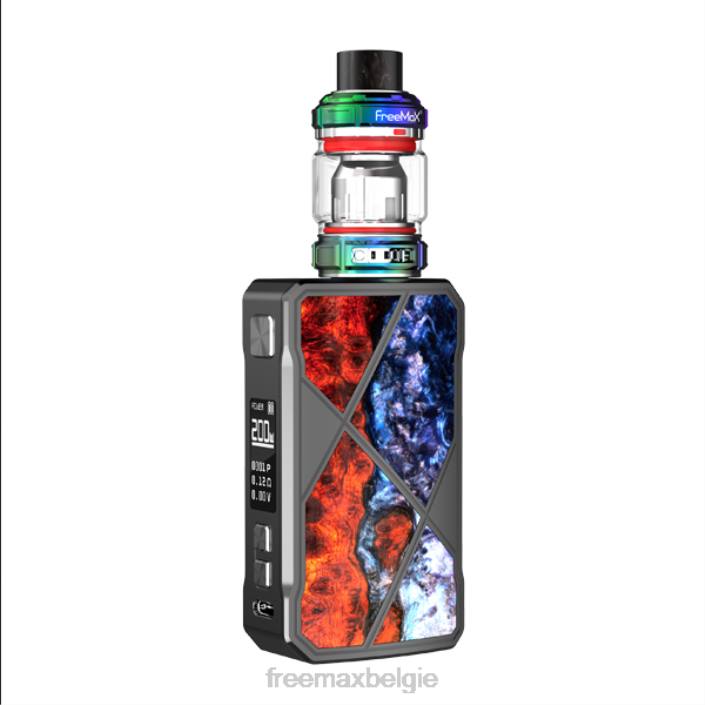D0FZ1 - FreeMAX vapes blauw-oranje FreeMAX MAXUS 200W-set