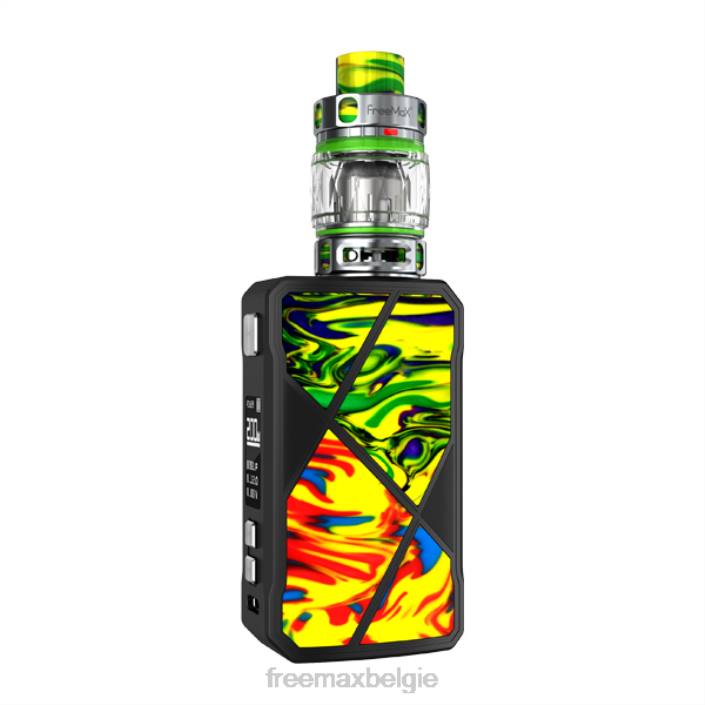 D0FZ5 - FreeMAX vape kit groen rood FreeMAX MAXUS 200W-set