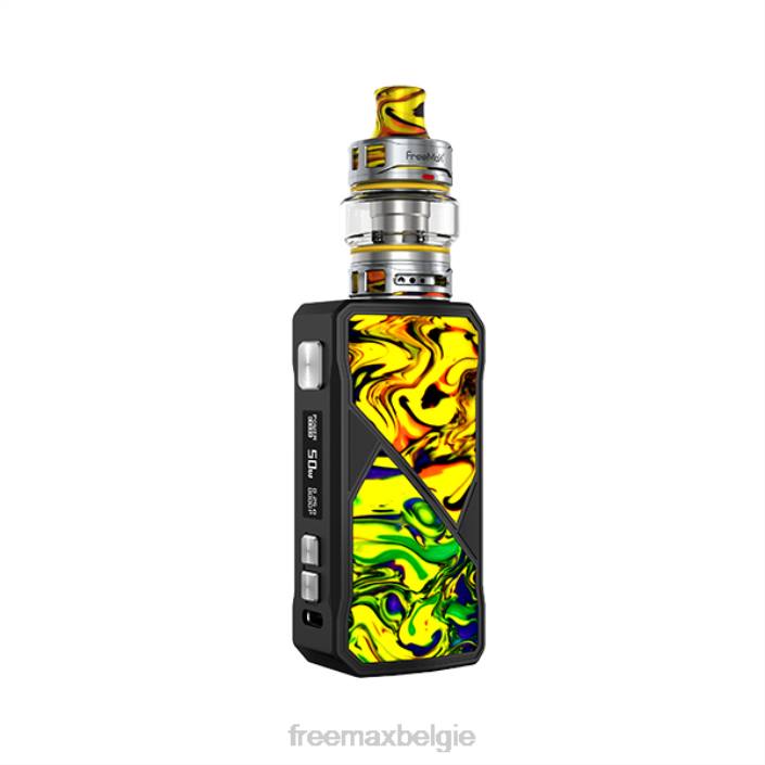 D0FZ67 - FreeMAX vape België geel FreeMAX MAXUS 50w-set