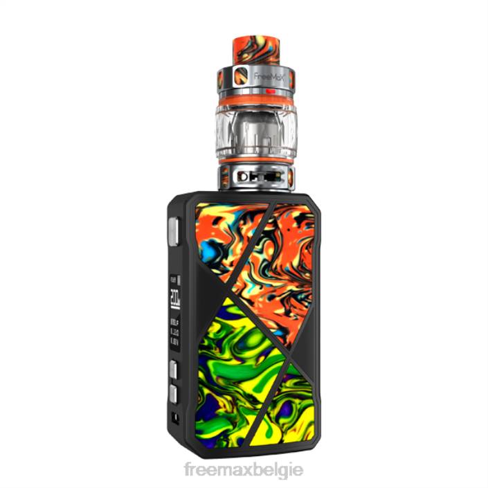 D0FZ8 - FreeMAX vape Brussel oranje-groen FreeMAX MAXUS 200W-set