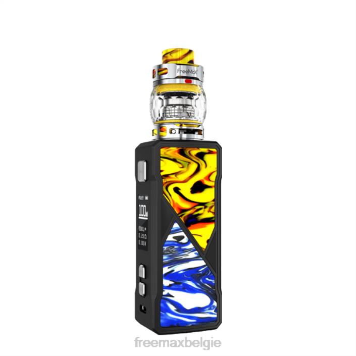 D0FZ97 - FreeMAX vape België geel FreeMAX MAXUS 100W-set