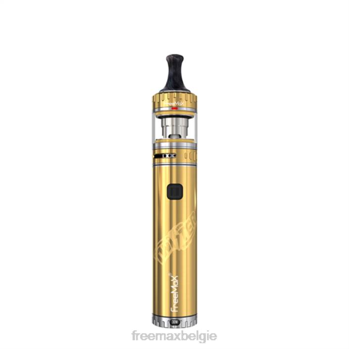 D0FZ85 - FreeMAX vape kit goud tpd FreeMAX TWISTER 30w-set