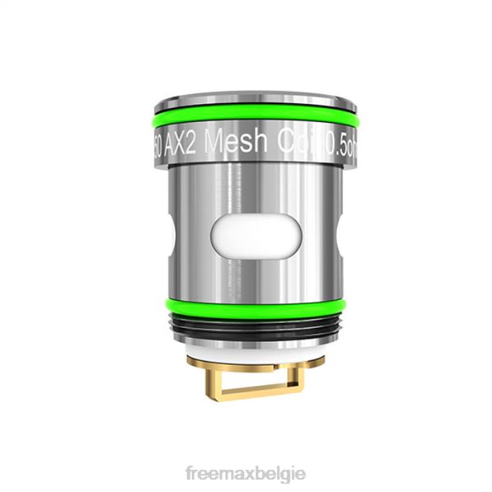 D0FZ259 - FreeMAX vape België ss-groen FreeMAX ax2 mesh-spoel